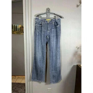 Seven‎ 7 Premium Jeans Womens 8 Flare Medium Stretch Denim Blue Seven7 31x32